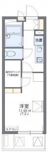 レオパレスイーストヒルズの間取り画像