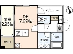 セブンプロート五日市リバーサイドⅠの間取り画像