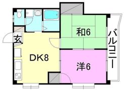 フォルム山越の間取り画像