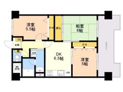 ロワールマンション青葉WEST棟の間取り画像