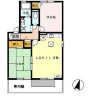 パークサイドヴィラ B棟の間取り画像