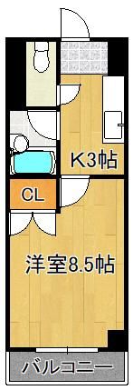 アリビオ折尾の間取り画像