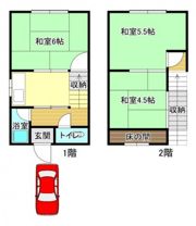 古都宿借家の間取り画像
