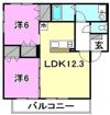エタニティ長久マンションの間取り画像
