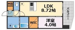 クローバー・グランデ今里の間取り画像