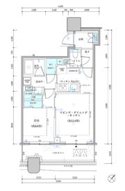 パークタワー勝どき サウス棟の間取り画像