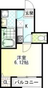 フェリス鴨宮の間取り画像
