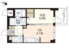 AR庚午南の間取り画像
