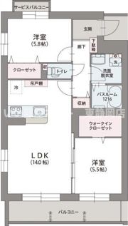 アルカ宮前の間取り画像