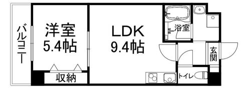 セントポーリア石山の間取り画像