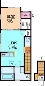 HELIOS中川原の間取り画像