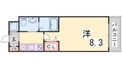 セレニテ神戸元町の間取り画像