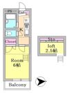 ビューティフルハイツBの間取り画像