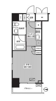 グランハイツ錦糸町の間取り画像