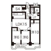 宝蔵院マンションの間取り画像