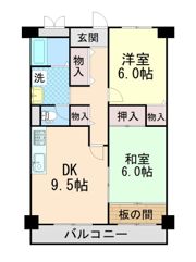 琵琶サンライフの間取り画像