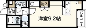 レオネクストサツキ荘の間取り画像
