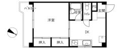 あすなろハイツの間取り画像