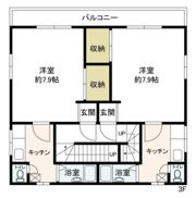 classica朝霞の間取り画像