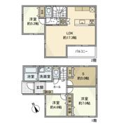 下田町戸建の間取り画像