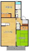 三洋タウン岡垣Cの間取り画像