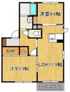 三洋タウン岡垣Dの間取り画像