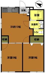 セゾン六浦ハイツの間取り画像
