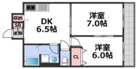 ジェイプライド今里南の間取り画像