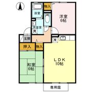 セジュール一ツ木の間取り画像