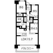 あすとレジデンシャルザ・タワーの間取り画像
