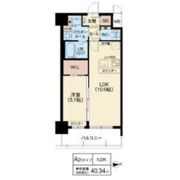 スプランディッド江坂Ⅲの間取り画像