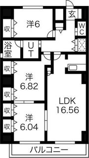 TRIBUTEの間取り画像