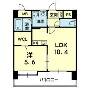 シャローム上熊本の間取り画像