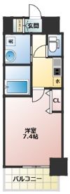 ファーストフィオーレ江坂レガリスの間取り画像
