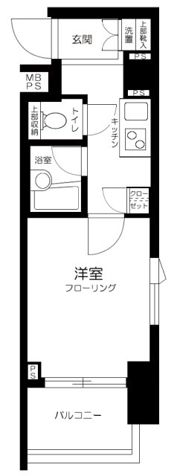 ルーブル高円寺南の間取り画像