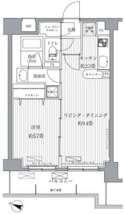 サニーリヴ北新横浜の間取り画像
