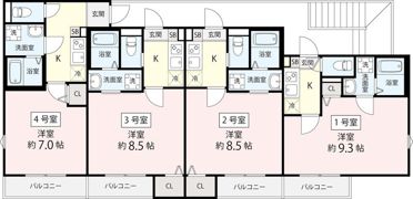 Nexus Ⅰの間取り画像