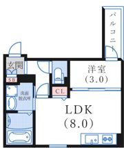 リブレメゾン住吉Ⅰの間取り画像