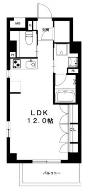 Xing CUBE ONEの間取り画像