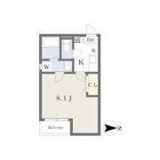 クレフラスト苦竹駅東の間取り画像