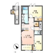 コレット八木山南の間取り画像