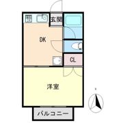 コーポ森の間取り画像