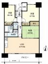 アスレ東原Ⅰ番館の間取り画像