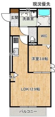 リュール東朝日町の間取り画像