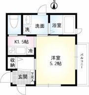 シーサイドフラットの間取り画像