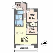 シャーメゾンステージ中央通りの間取り画像