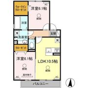 ウイングMH E棟の間取り画像