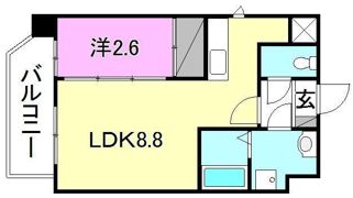GRACE troisi`eme（グレーストルワジエム）の間取り画像