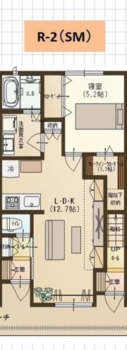 ユーソニアン・前川東Cの間取り画像