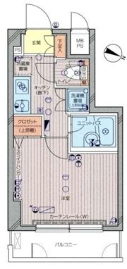 ルーブル目黒洗足の間取り画像
